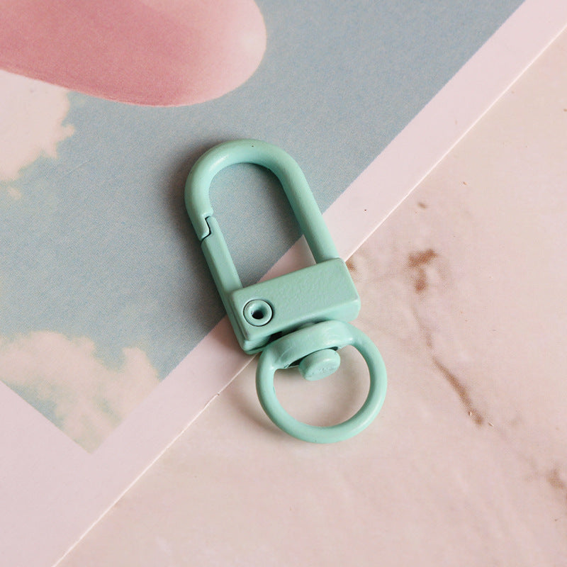 Wholesale DIY Metal Paint Color Keychain Accessories